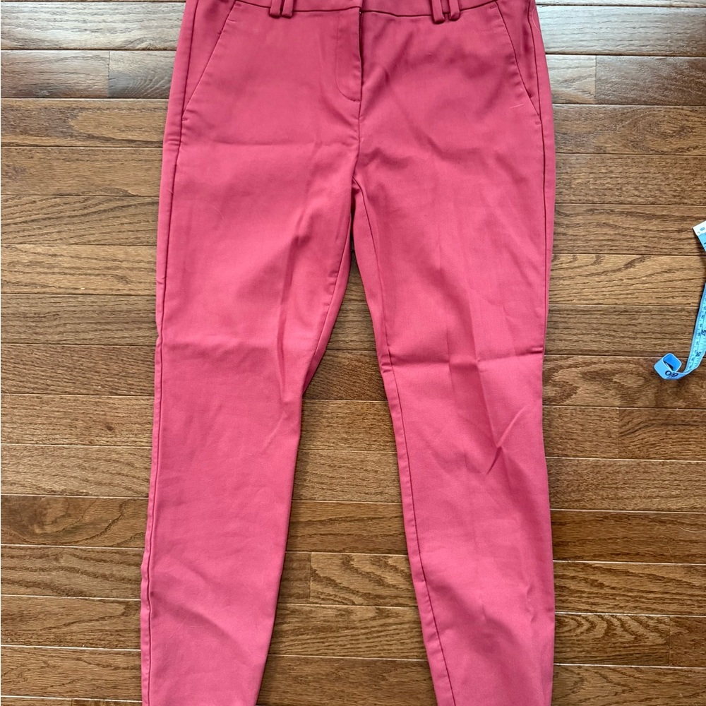 Loft Cropped Skinny Guava Pants